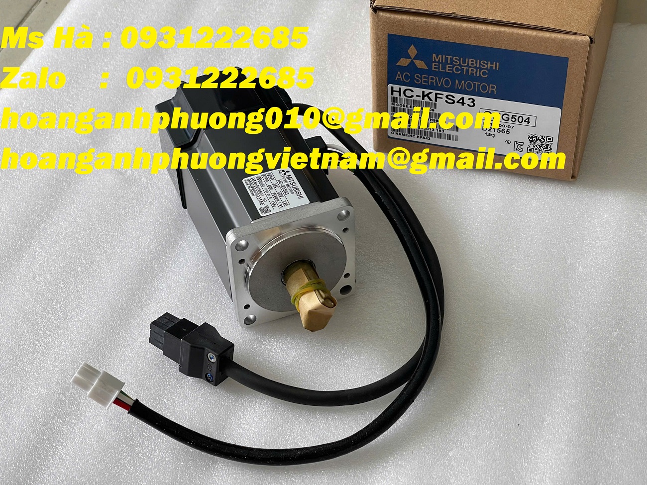 AC Servo motor HC-KFS43 mitsubishi 400W - giao hàng toàn quốc